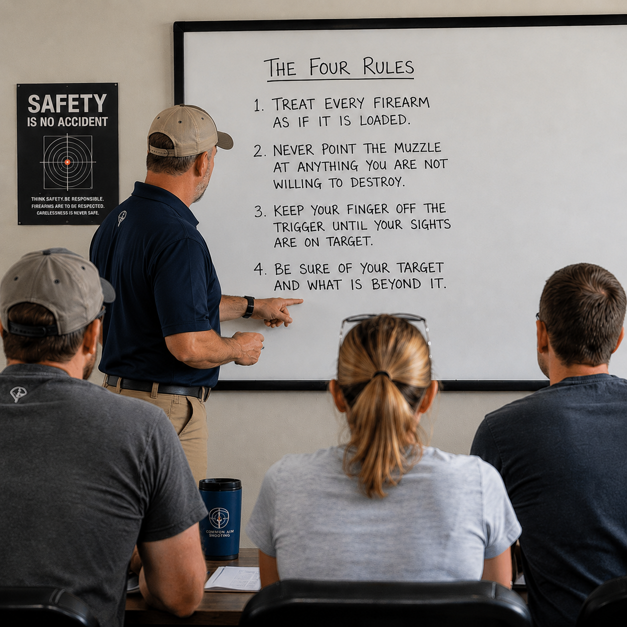 Firearms safety classroom instruction